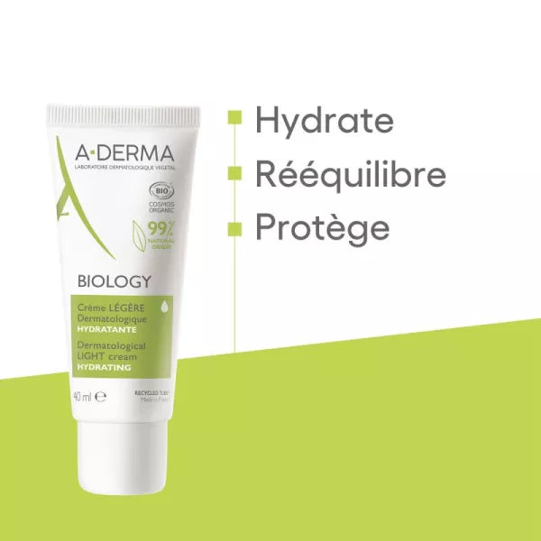 ADERMA BIOLOGY CREME LEGERE HYDRATANTE 40ML