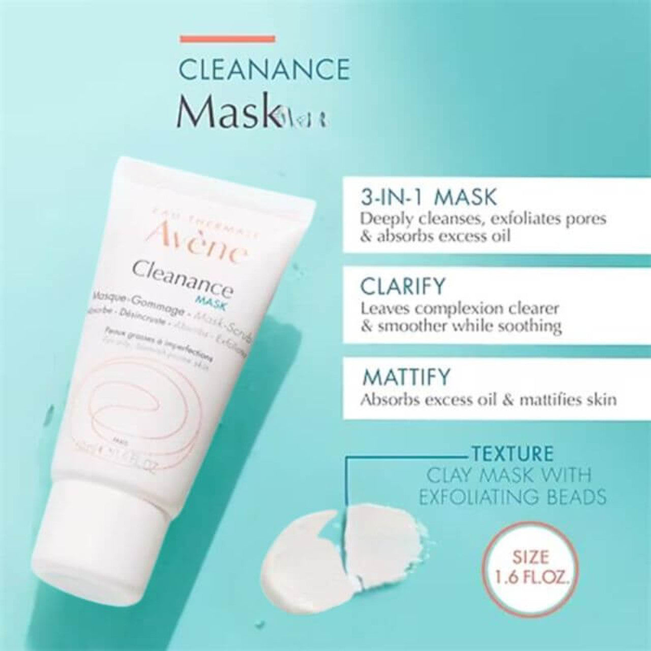 AVENE CLEANANCE MASK-SCRUB 50ML