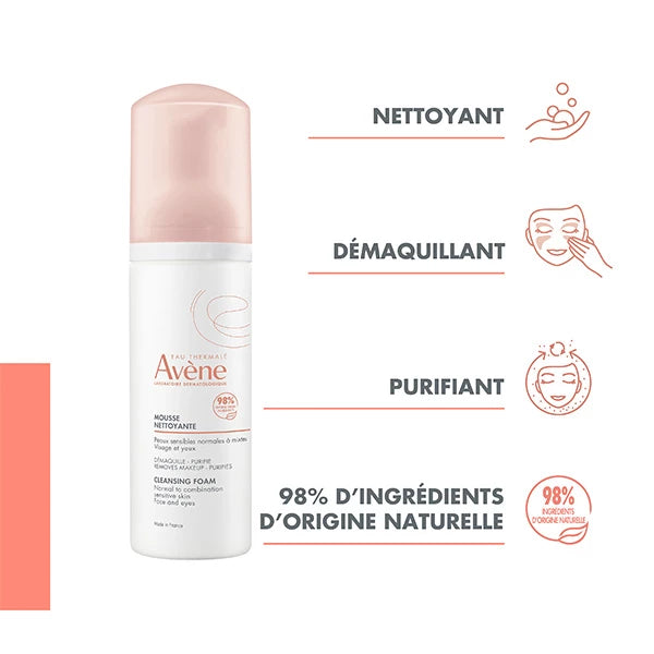 AVENE MOUSSE NETTOYANTE MATIFIANTE 150ML