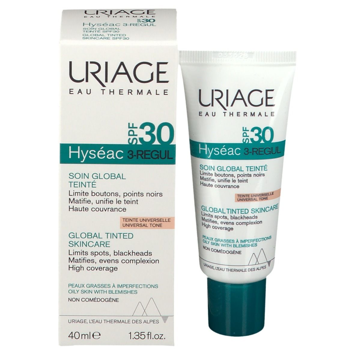 URIAGE HYSEAC 3 REGUL TEINTE SPF30 40ML