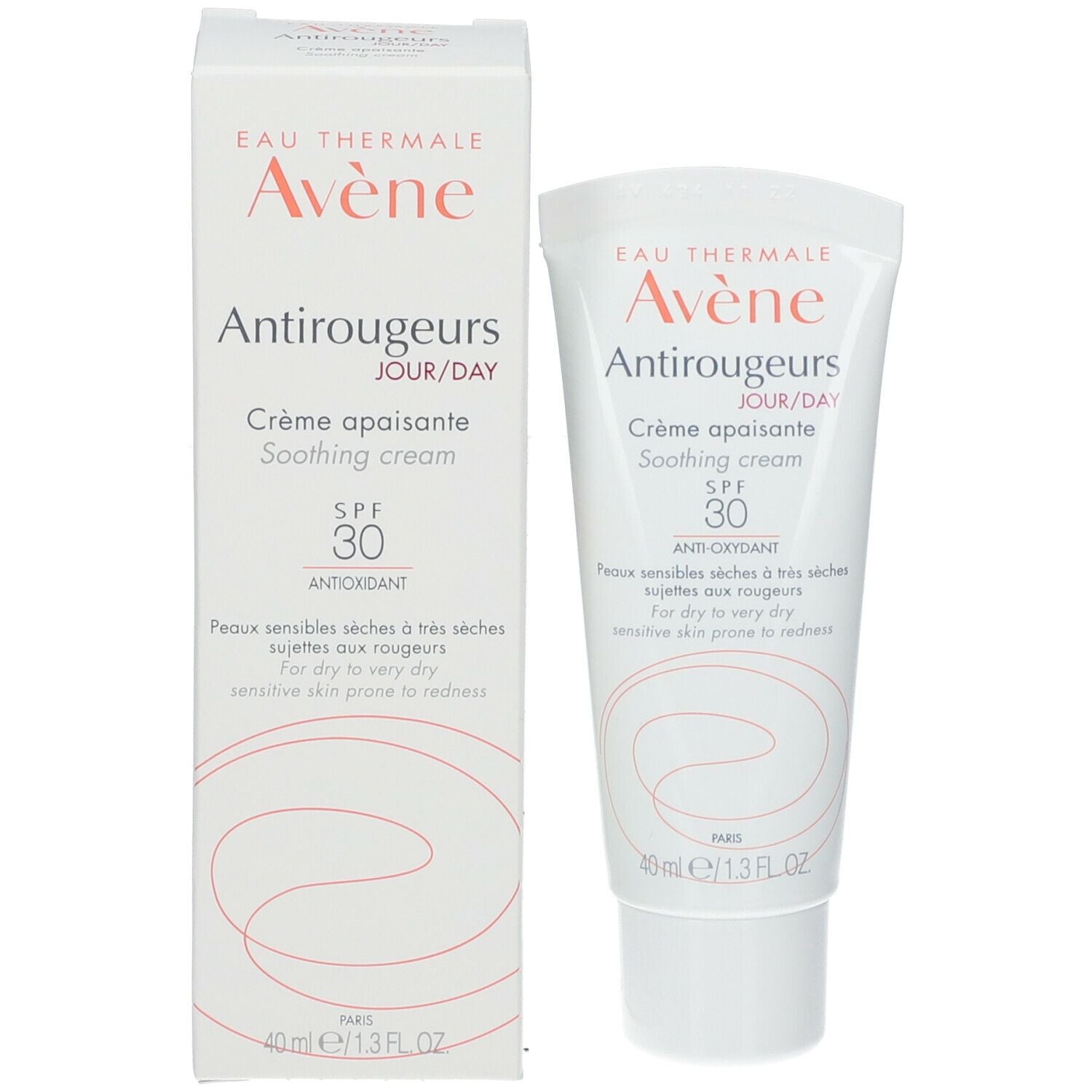 AVENE ANTIROUGEURS CREME JOUR SPF30 40ML