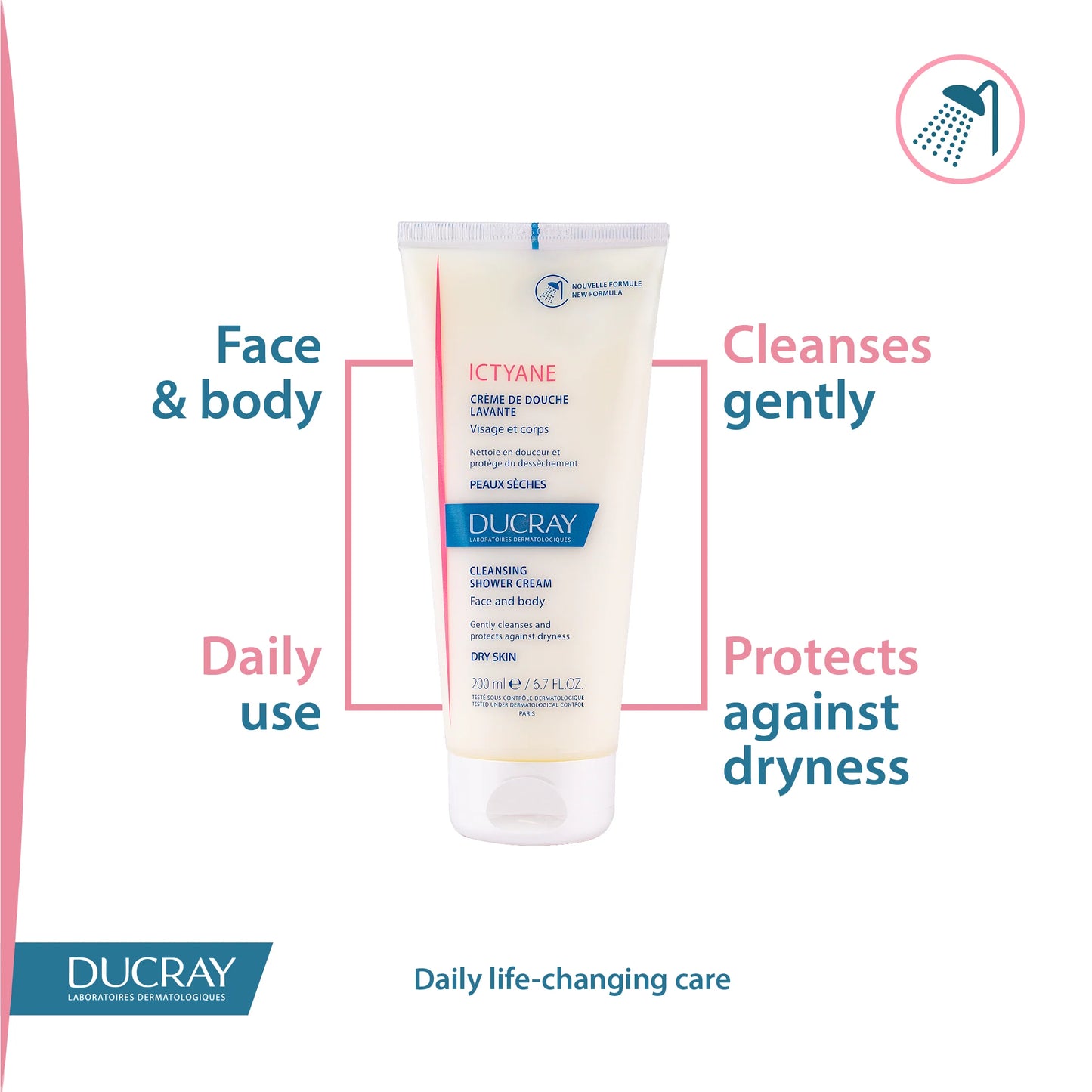 DUCRAY ICTYANE CREME LAVANTE 200ML