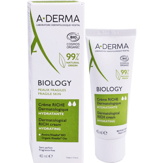 ADERMA BIOLOGY CREME RICHE HYDRATANTE 40ML