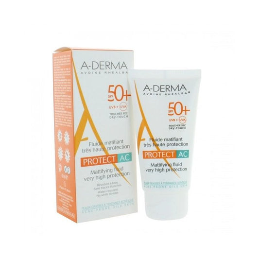 ADERMA PROTECT AC MATIFYING FLUIDE SPF50+